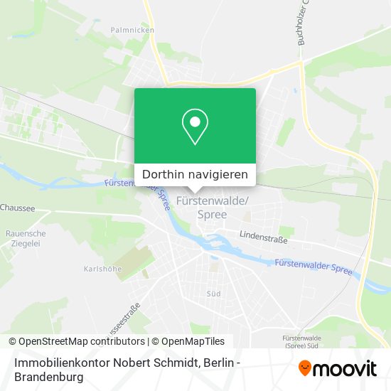 Immobilienkontor Nobert Schmidt Karte