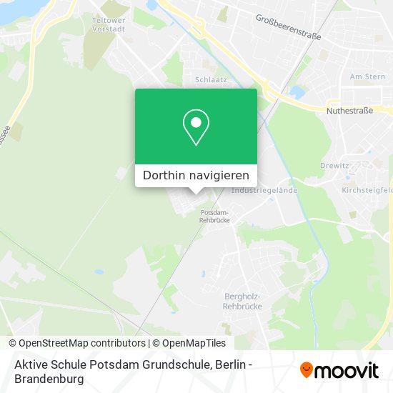 Aktive Schule Potsdam Grundschule Karte