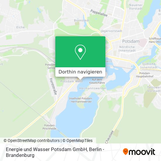 Energie und Wasser Potsdam GmbH Karte