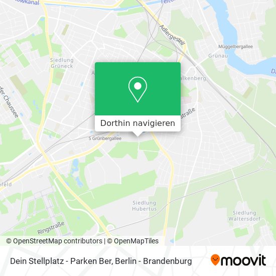 Dein Stellplatz - Parken Ber Karte