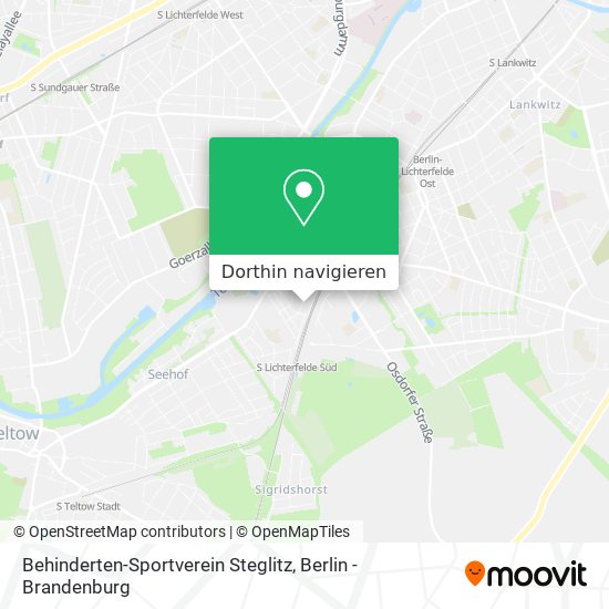 Behinderten-Sportverein Steglitz Karte