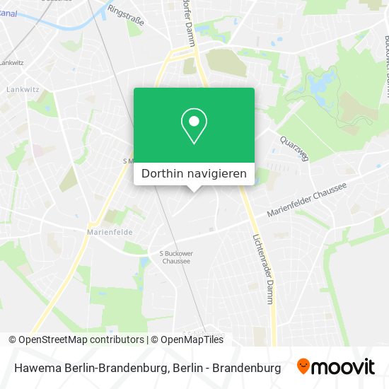 Hawema Berlin-Brandenburg Karte