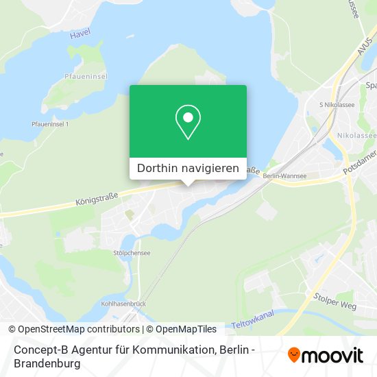 Concept-B Agentur für Kommunikation Karte