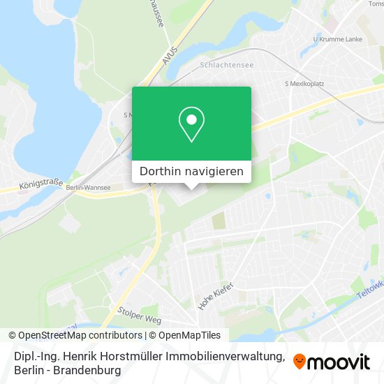Dipl.-Ing. Henrik Horstmüller Immobilienverwaltung Karte