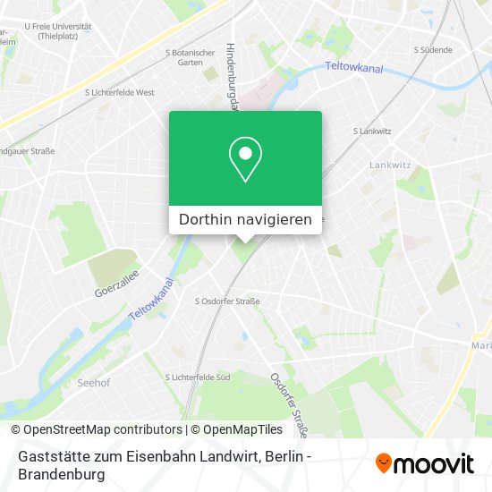 Gaststätte zum Eisenbahn Landwirt Karte