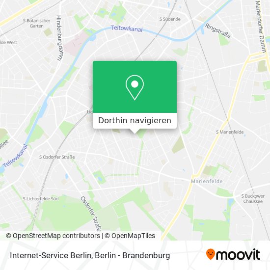 Internet-Service Berlin Karte