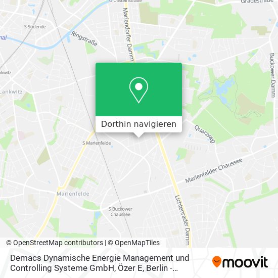 Demacs Dynamische Energie Management und Controlling Systeme GmbH, Özer E Karte