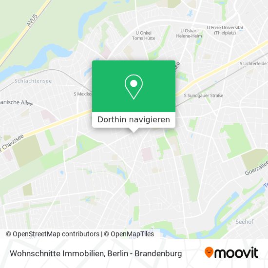 Wohnschnitte Immobilien Karte