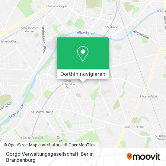 Gorgo Verwaltungsgesellschaft Karte