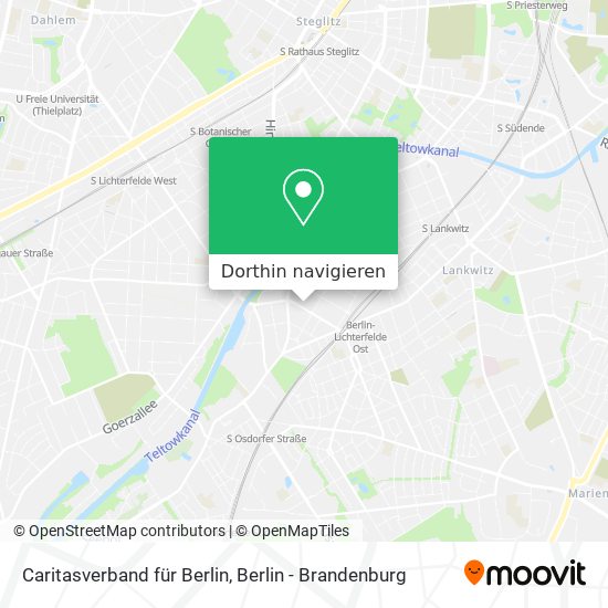 Caritasverband für Berlin Karte