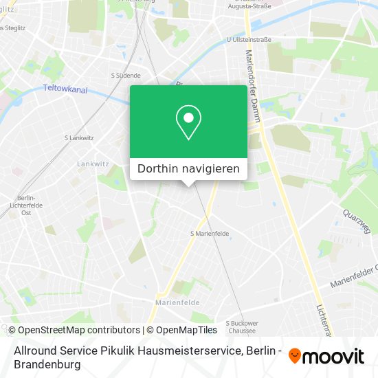 Allround Service Pikulik Hausmeisterservice Karte
