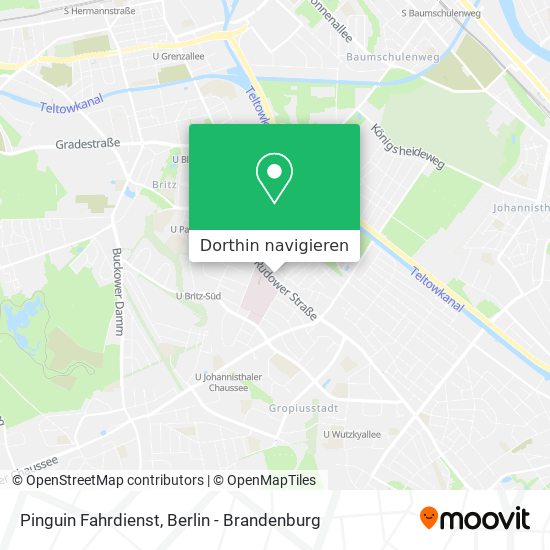 Pinguin Fahrdienst Karte