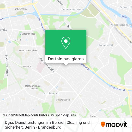 Dgsc Dienstleistungen im Bereich Cleaning und Sicherheit Karte