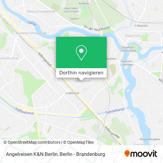 Angelreisen K&N.Berlin Karte