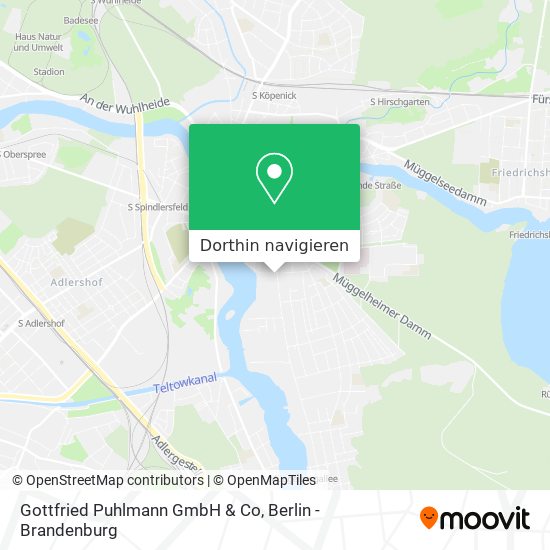 Gottfried Puhlmann GmbH & Co Karte