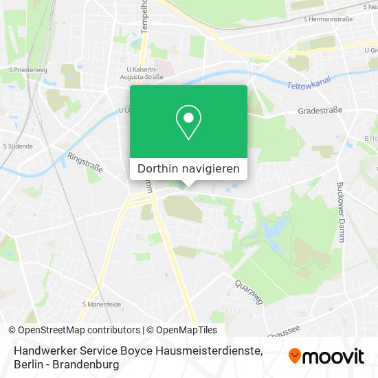 Handwerker Service Boyce Hausmeisterdienste Karte