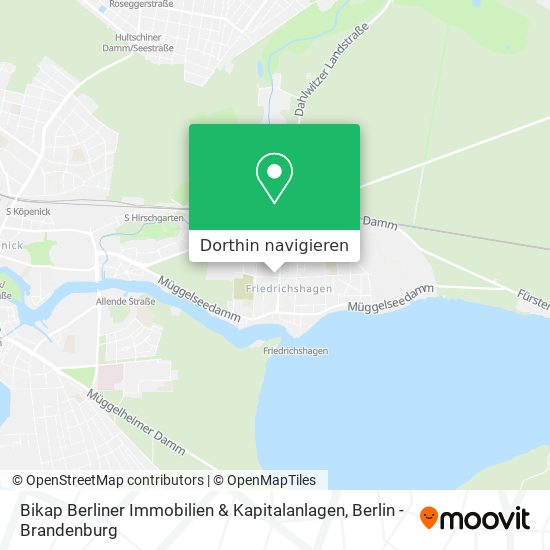 Bikap Berliner Immobilien & Kapitalanlagen Karte