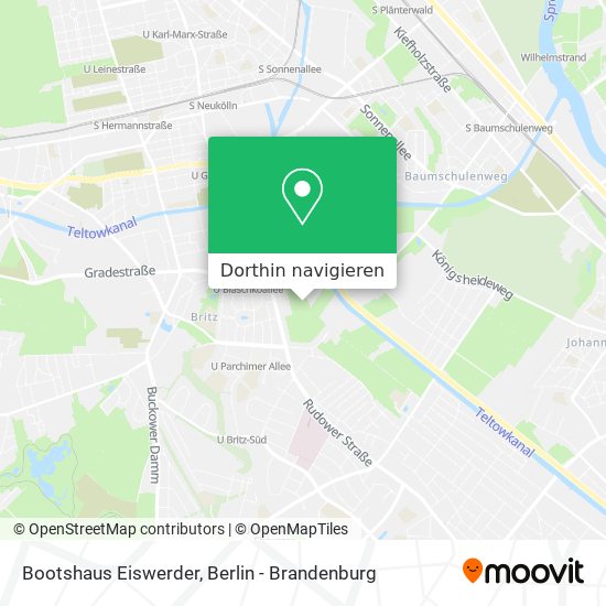 Bootshaus Eiswerder Karte