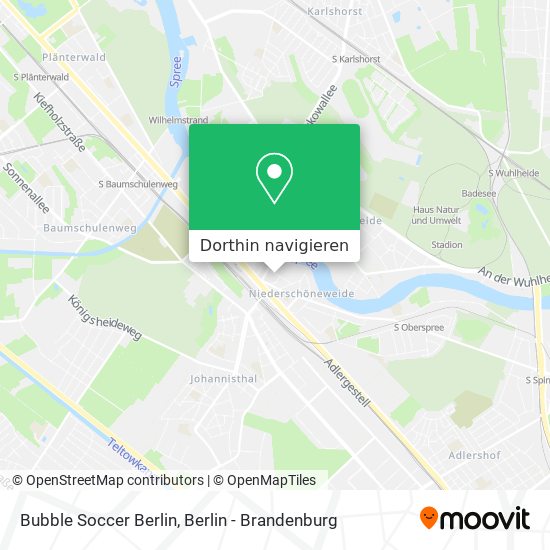 Bubble Soccer Berlin Karte
