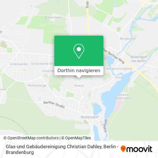 Glas-und Gebäudereinigung Christian Dahley Karte