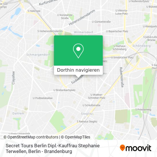 Secret Tours Berlin Dipl.-Kauffrau Stephanie Terwellen Karte
