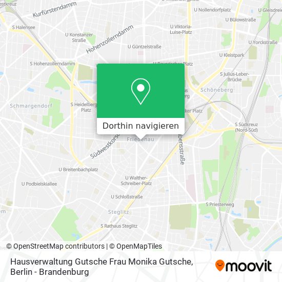 Hausverwaltung Gutsche Frau Monika Gutsche Karte