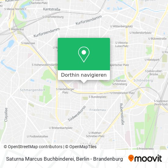Saturna Marcus Buchbinderei Karte