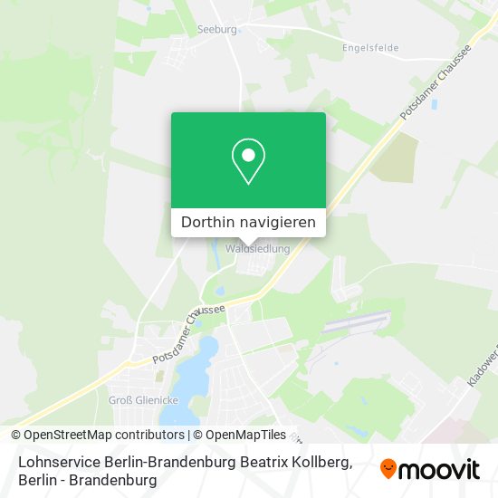 Lohnservice Berlin-Brandenburg Beatrix Kollberg Karte