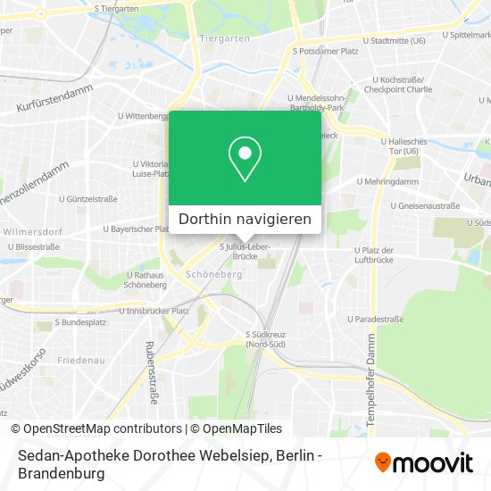 Sedan-Apotheke Dorothee Webelsiep Karte