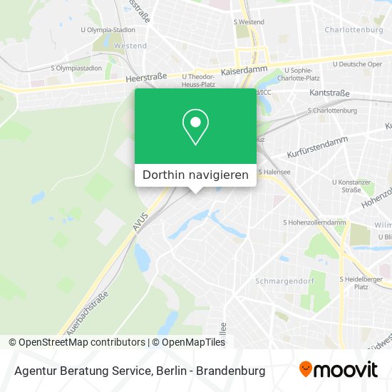 Agentur Beratung Service Karte