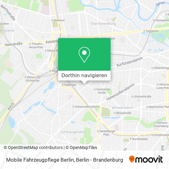 Mobile Fahrzeugpflege Berlin Karte