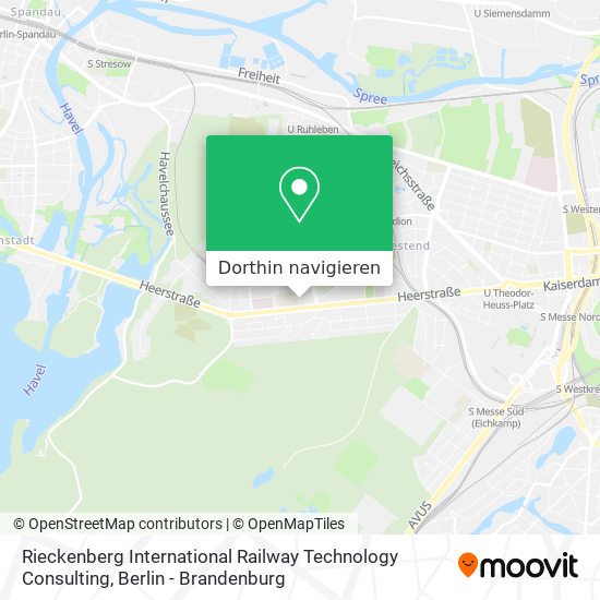 Rieckenberg International Railway Technology Consulting Karte