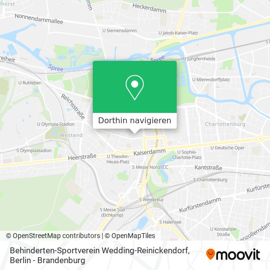 Behinderten-Sportverein Wedding-Reinickendorf Karte