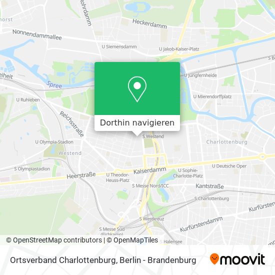Ortsverband Charlottenburg Karte