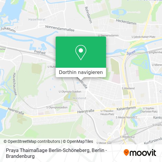 Praya Thaimaßage Berlin-Schöneberg Karte