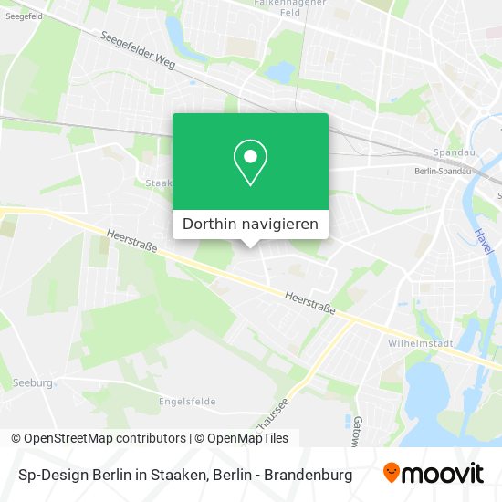 Sp-Design Berlin in Staaken Karte