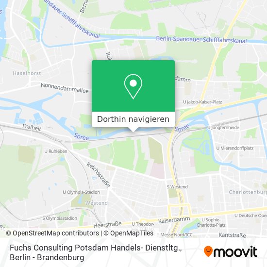 Fuchs Consulting Potsdam Handels- Dienstltg. Karte