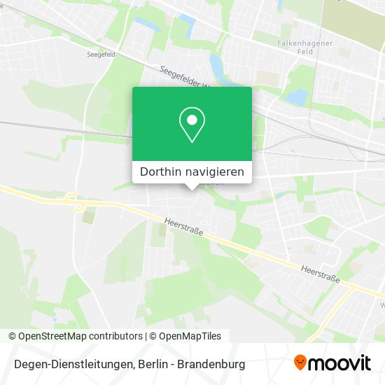 Degen-Dienstleitungen Karte