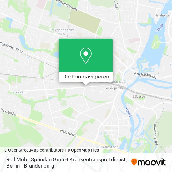 Roll Mobil Spandau GmbH Krankentransportdienst Karte