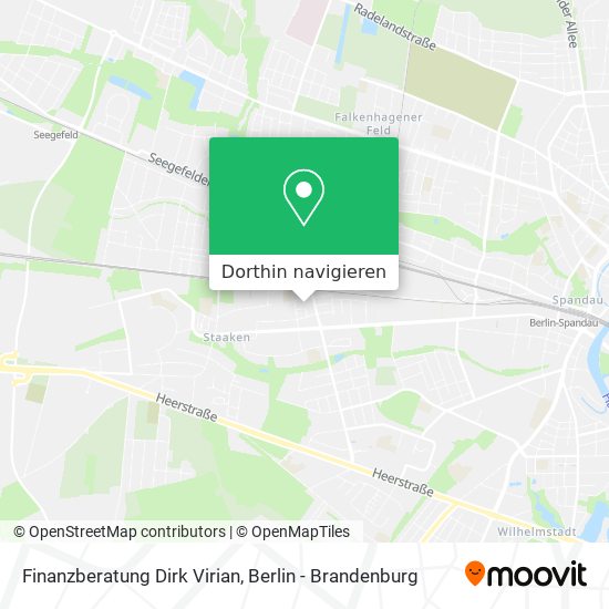 Finanzberatung Dirk Virian Karte