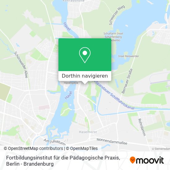 Fortbildungsinstitut für die Pädagogische Praxis Karte