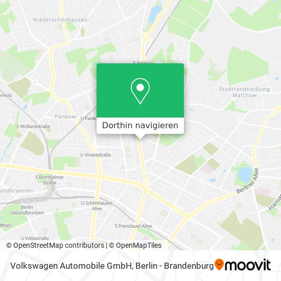 Volkswagen Automobile GmbH Karte