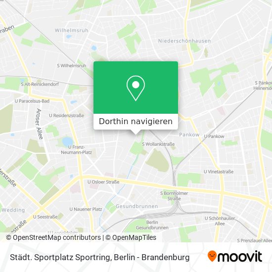 Städt. Sportplatz Sportring Karte
