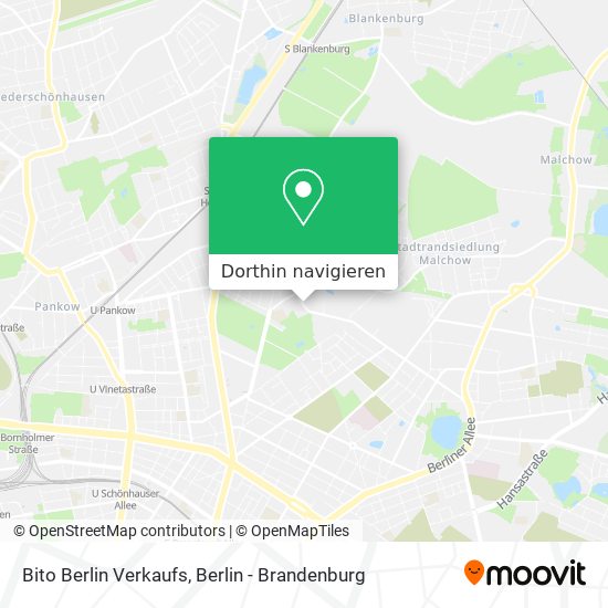 Bito Berlin Verkaufs Karte