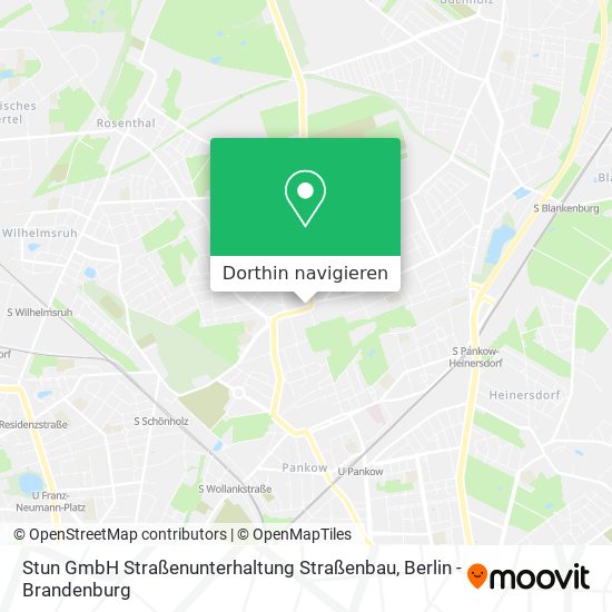 Stun GmbH Straßenunterhaltung Straßenbau Karte