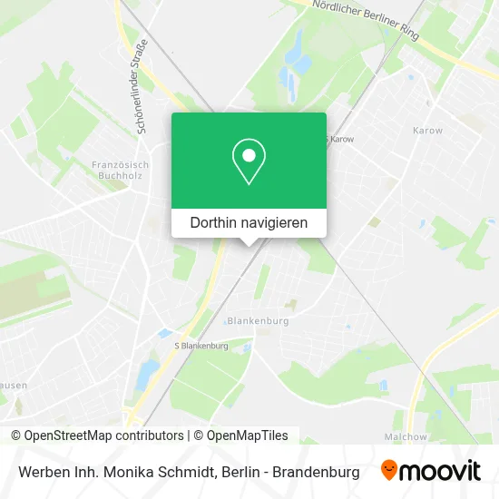 Werben Inh. Monika Schmidt Karte