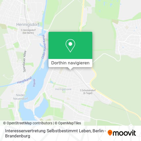 Interessenvertretung Selbstbestimmt Leben Karte