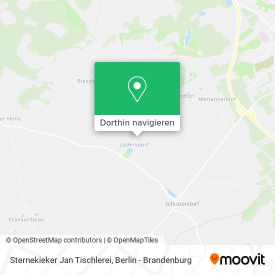 Sternekieker Jan Tischlerei Karte