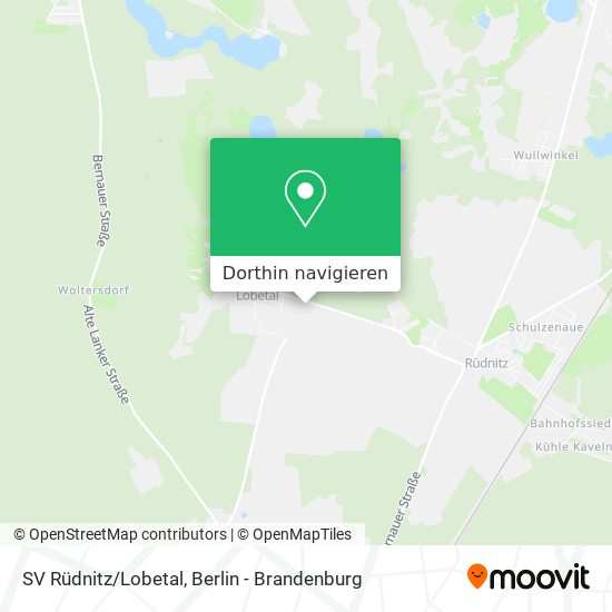 SV Rüdnitz/Lobetal Karte