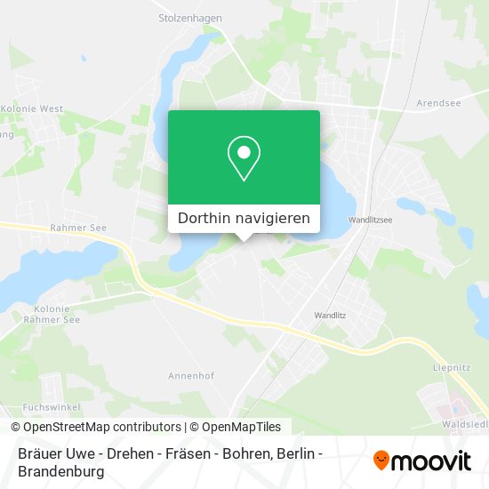 Bräuer Uwe - Drehen - Fräsen - Bohren Karte